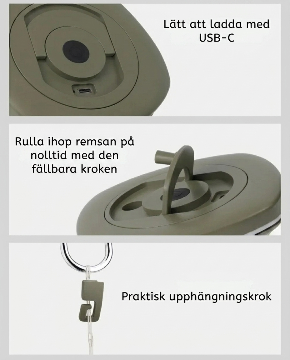 Kompakt, lätt och alltid redo att följa med
