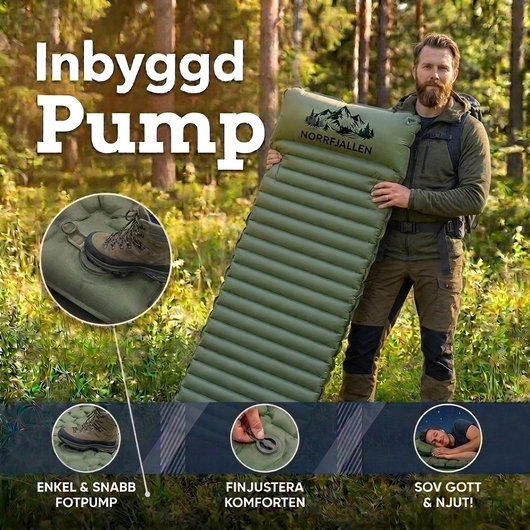 Norrfjällen Ultralätt kompakt luftmadrass PRO V2